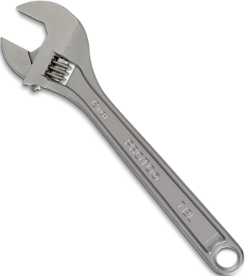 Wright Tool 9630 Wrench, Spanner, Adjustable Hook, Black 3/4 to 2