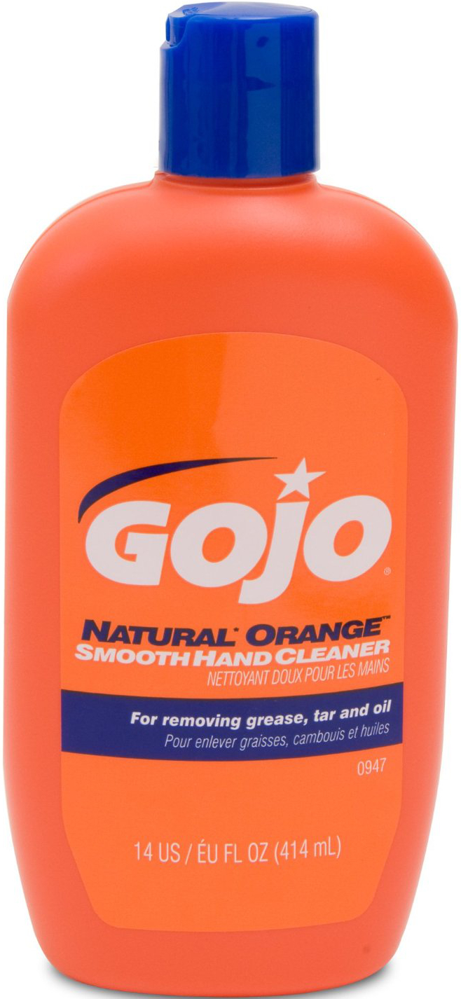 GOJO Natural Orange Smooth Hand Cleaner, Citrus Scent, 1 Gallon Quick  Acting Smooth Hand Cleaner Pump Bottle (Pack of 4) - 0945-04