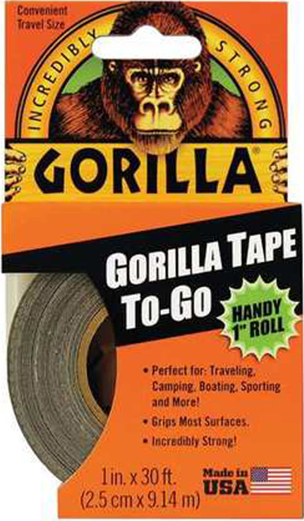 Display Box Of 12 X Gorilla Handy Roll Adhesive Tape 