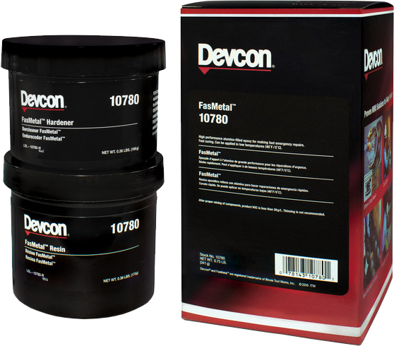 Devcon Brushable Ceramic, 2 lb, Red, 1/EA